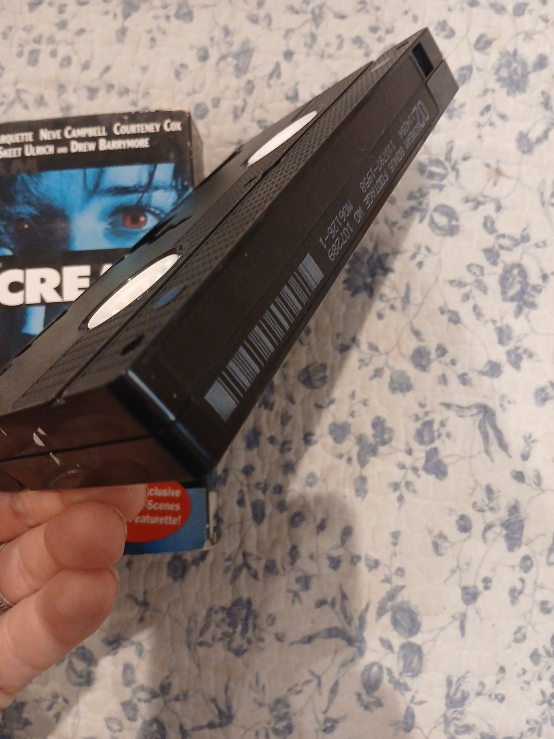 Scream VHS Limited Blue Cover Wes Craven Neve Campbell Horror Slasher