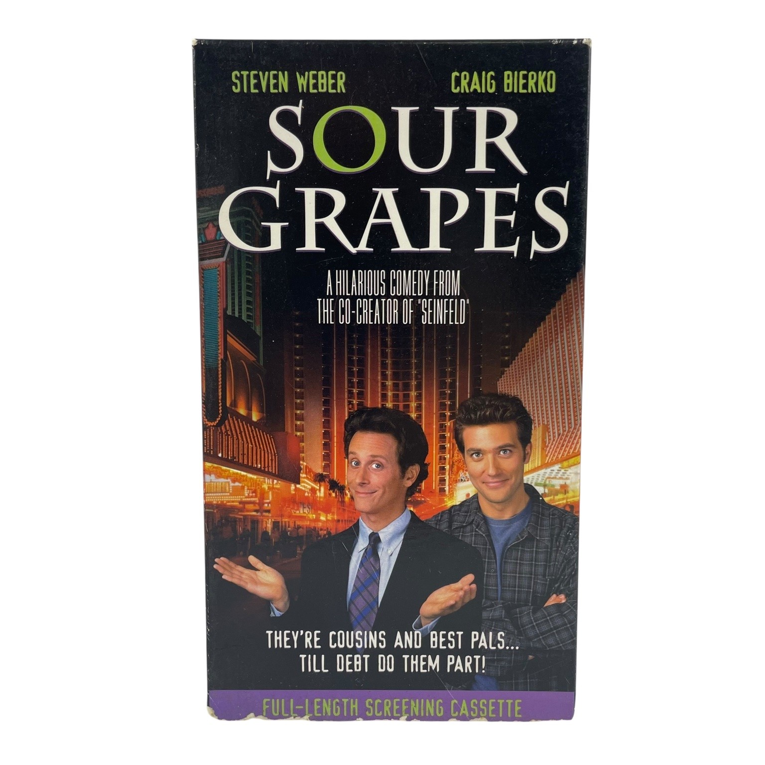 Sour Grapes VHS 1998 Comedy Full Length Screener Warner Home Video