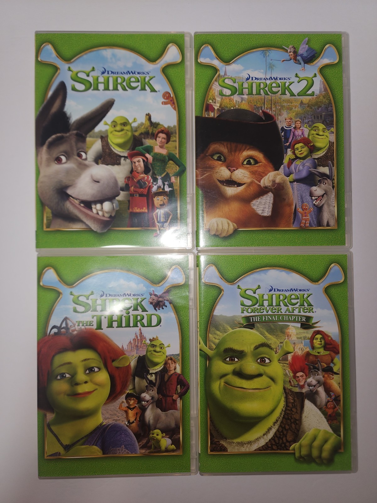 DreamWorks Shrek the Whole Story Quadrilogy DVD Box Set Animation Family