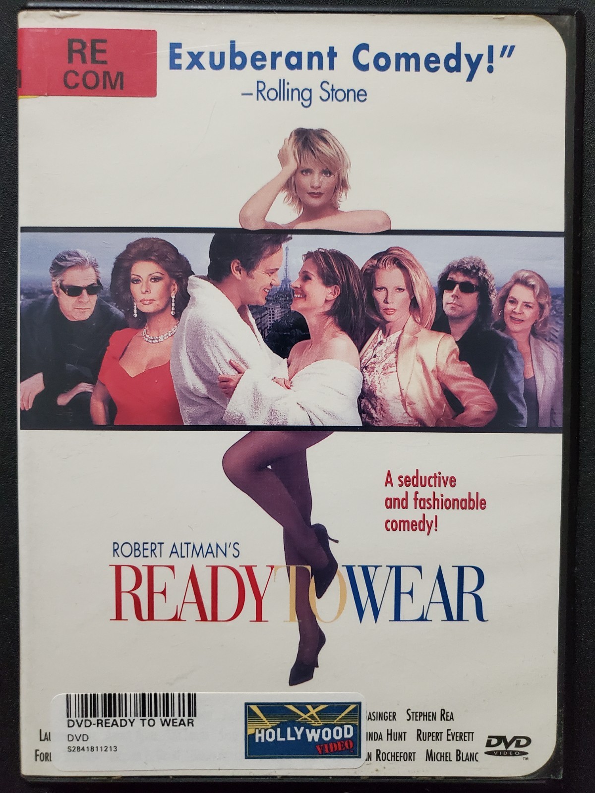 Ready to Wear DVD Robert Altman, Sophia Loren, Julia Roberts 1994 Region 1 OOP