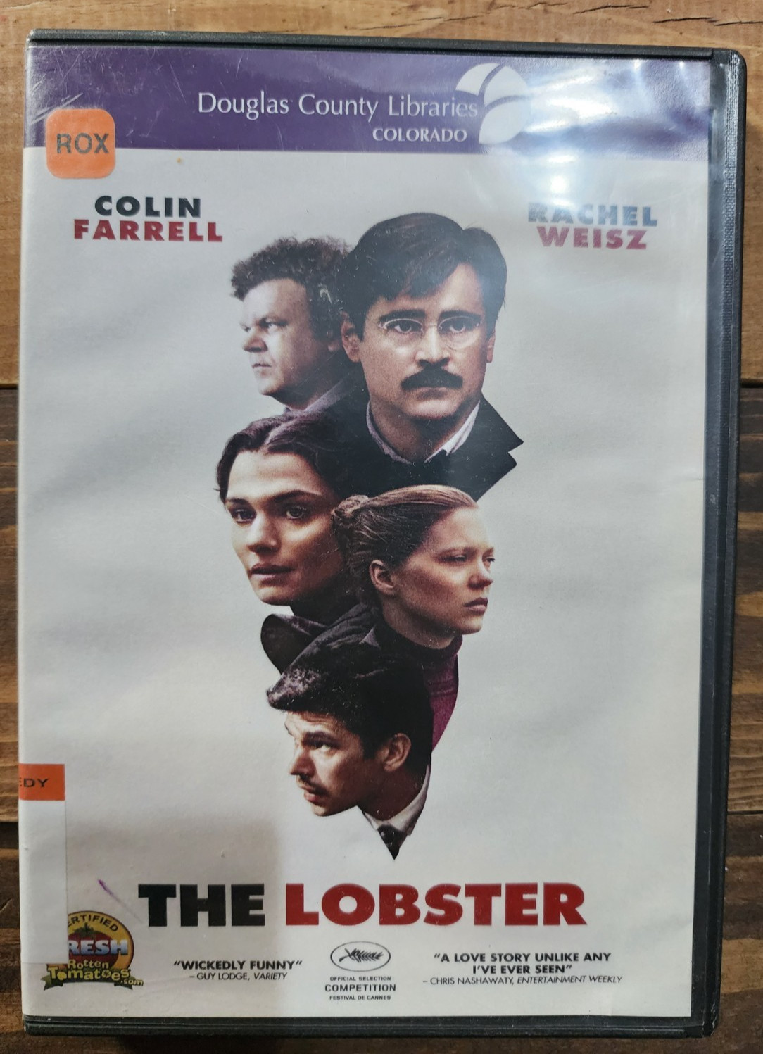 The Lobster DVD 2015 Ex Library copy