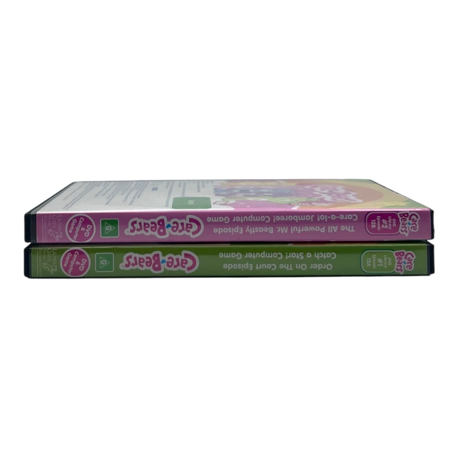 Care Bears DVD Library: Volume 1 + 2 [Episodes 12A 12B] Kids Episodes & PC Games