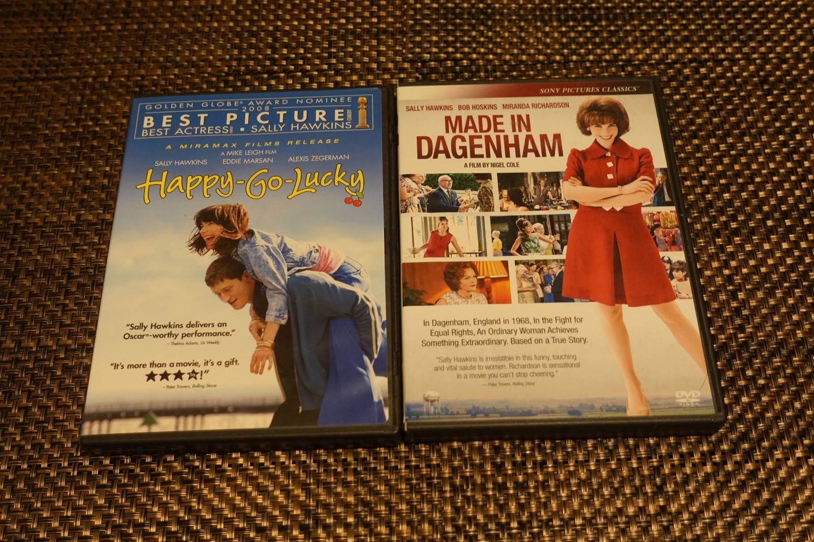 Lot of 2 Sally Hawkins DVD’s : Happy-Go-Lucky + Made In Dagenham