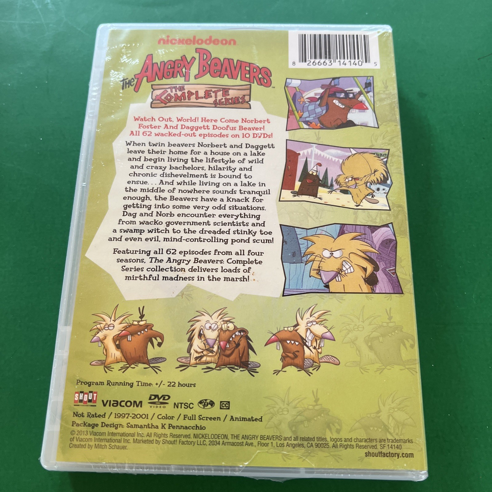 Nickelodeon the Angry Beavers Complete Series 10 DVD 62 Wild and Crazy Episodes