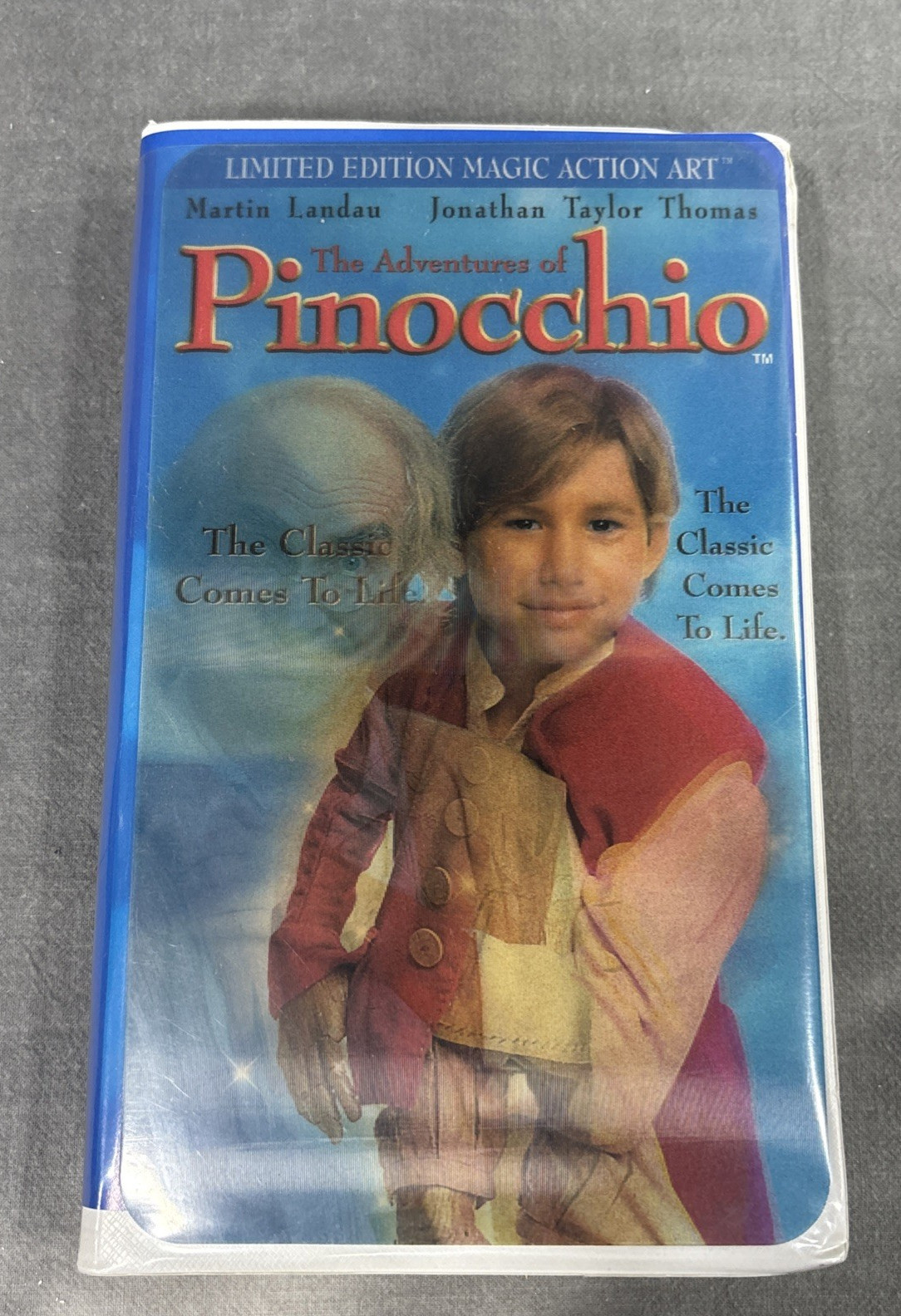 The Adventures Of Pinocchio (VHS, Clamshell) Magic Action Art Cover