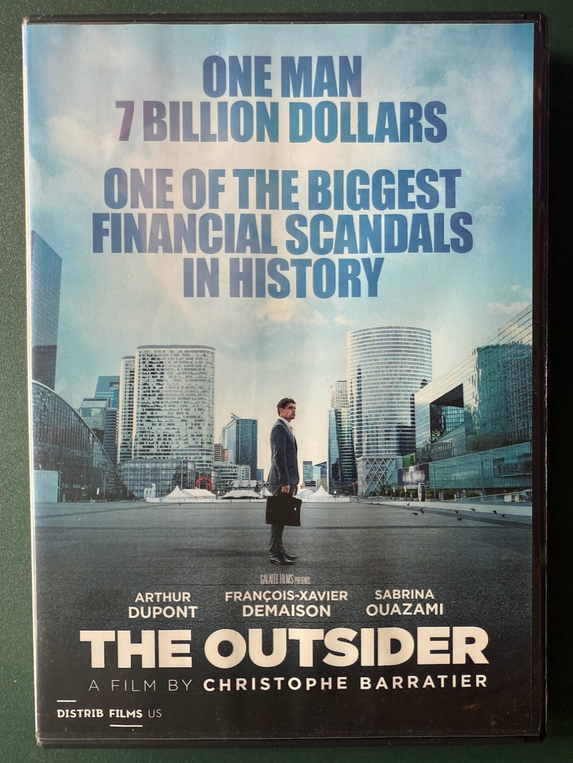 The Outsider (DVD) French financial scandal Arthur Dupont, like new, Ohio seller