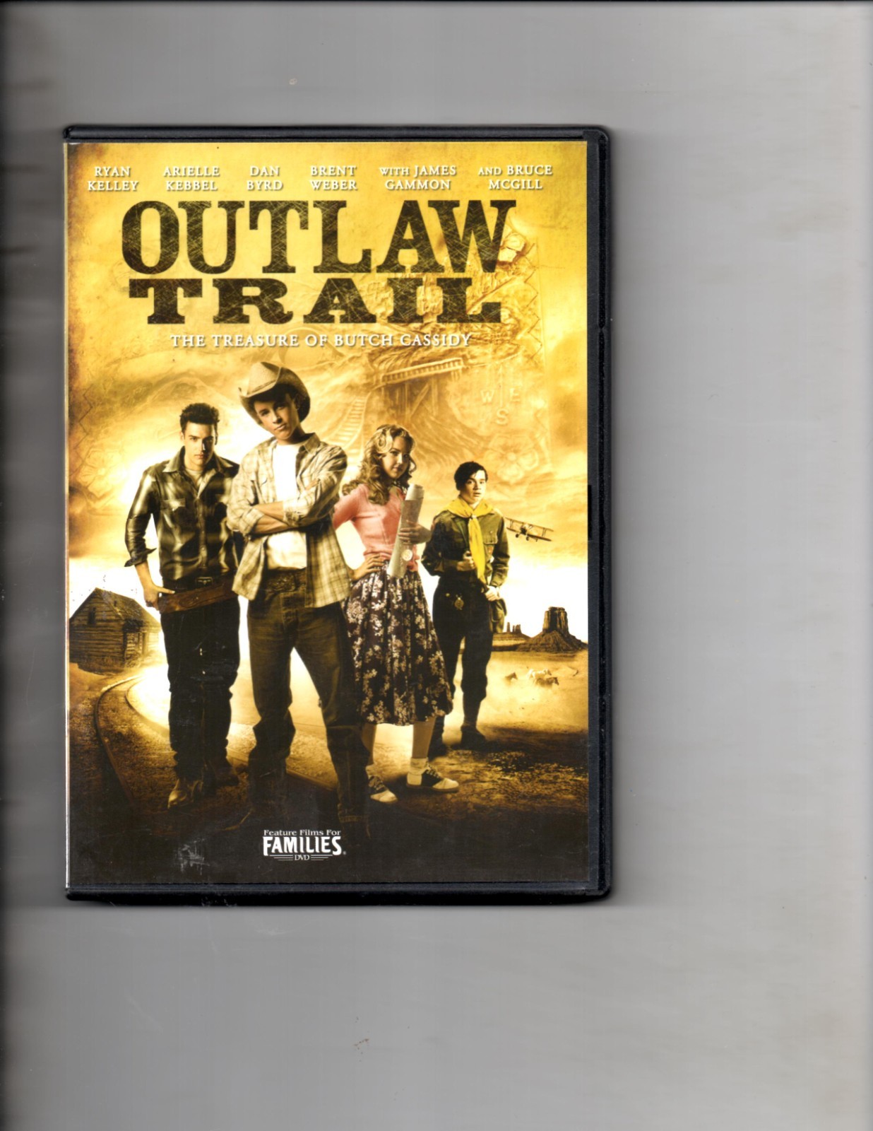 Outlaw Trail DVD 2008-Feature Films For Families – Ryan Kelley – Arielle Kebbel