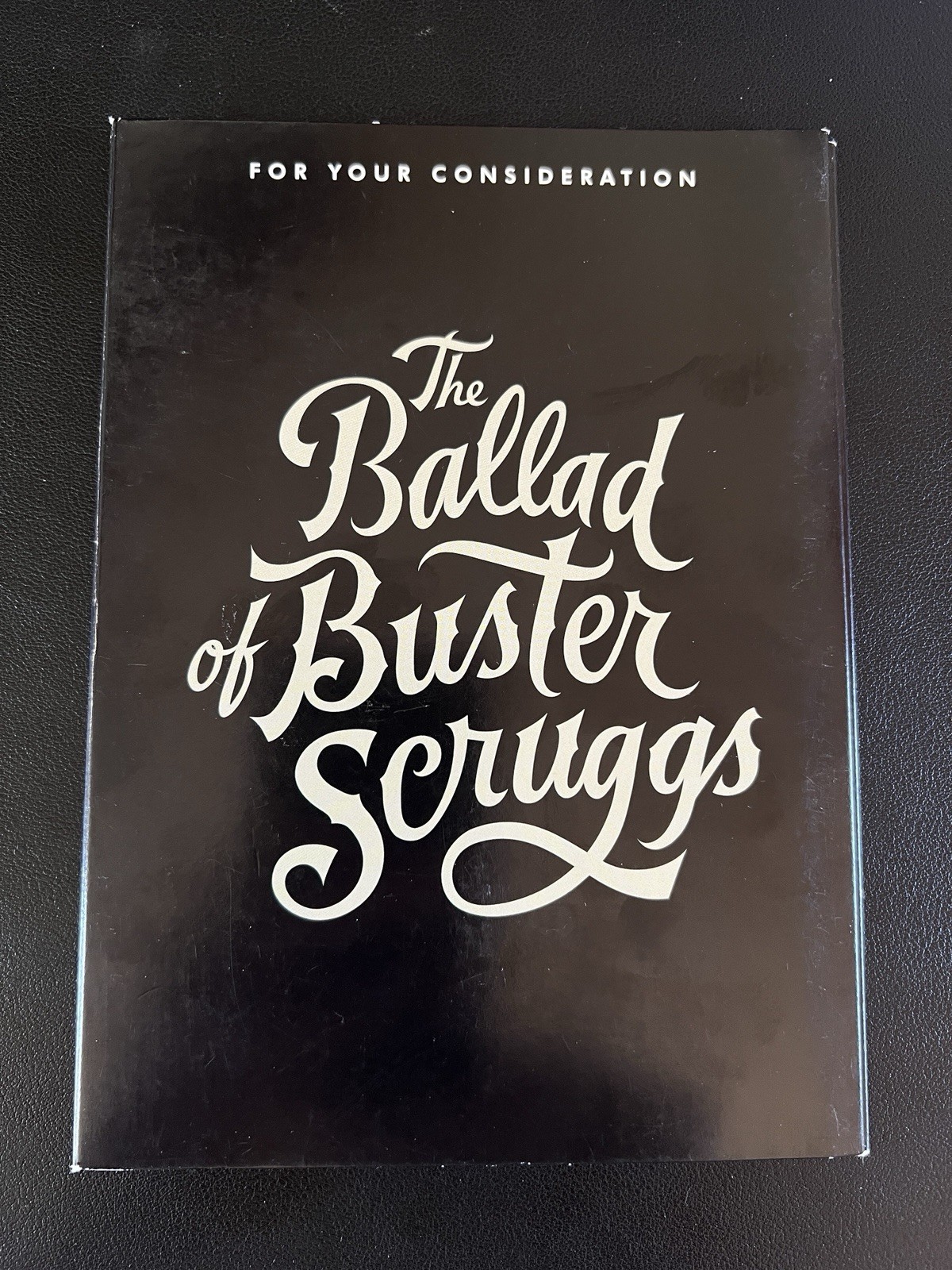 DVD The Ballad of Buster Scruggs 2018 Coen Bros FYC For Your Consideration
