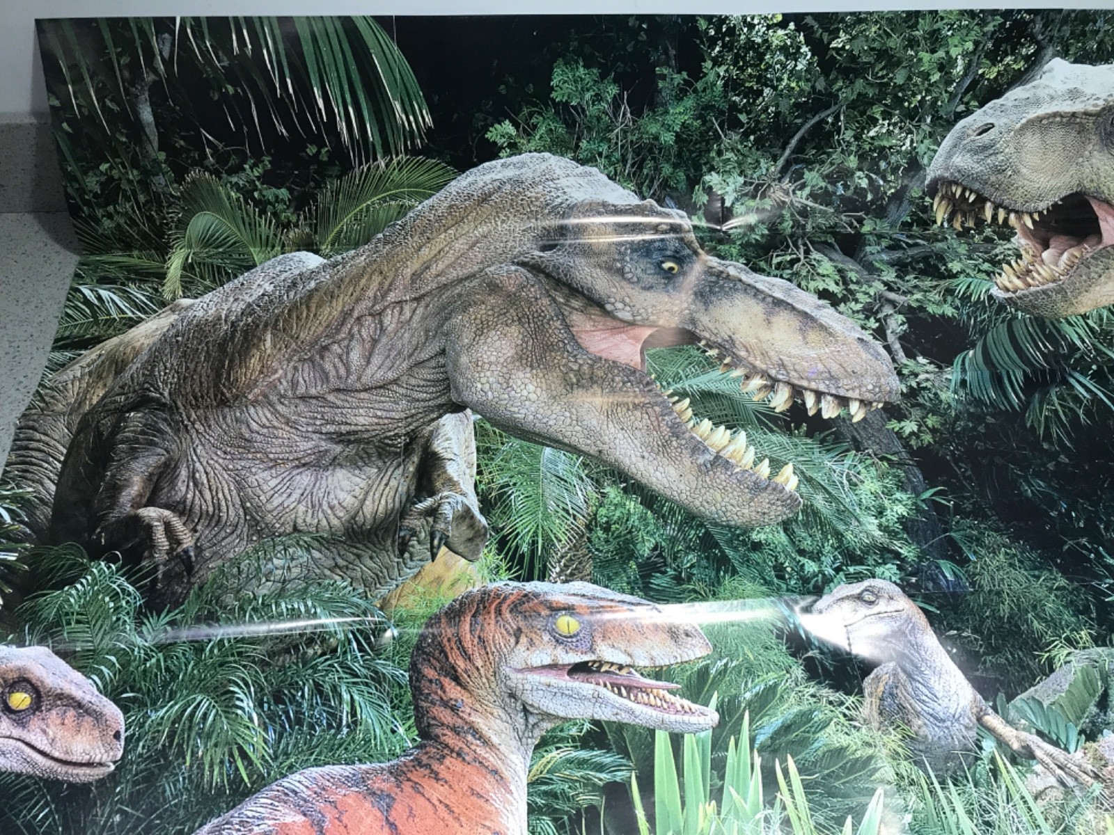 Huge JURASSIC PARK – THE LOST WORLD 40×60″ Subway Film Movie Cinema Poster 1996