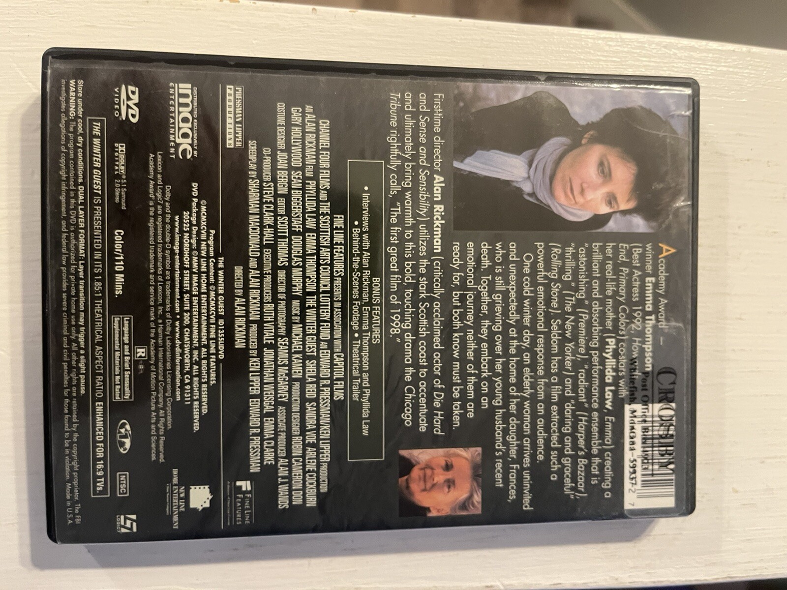 The Winter Guest (DVD, 2005) Emma Thompson Phyllida Law