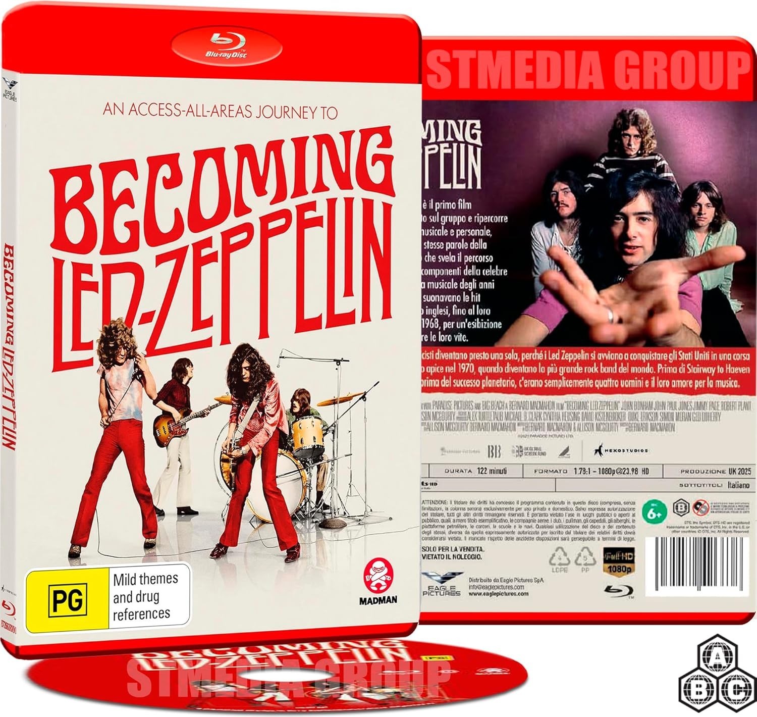 Becoming Led Zeppelin Blu-ray [Region Free] Booklet / Australia Import