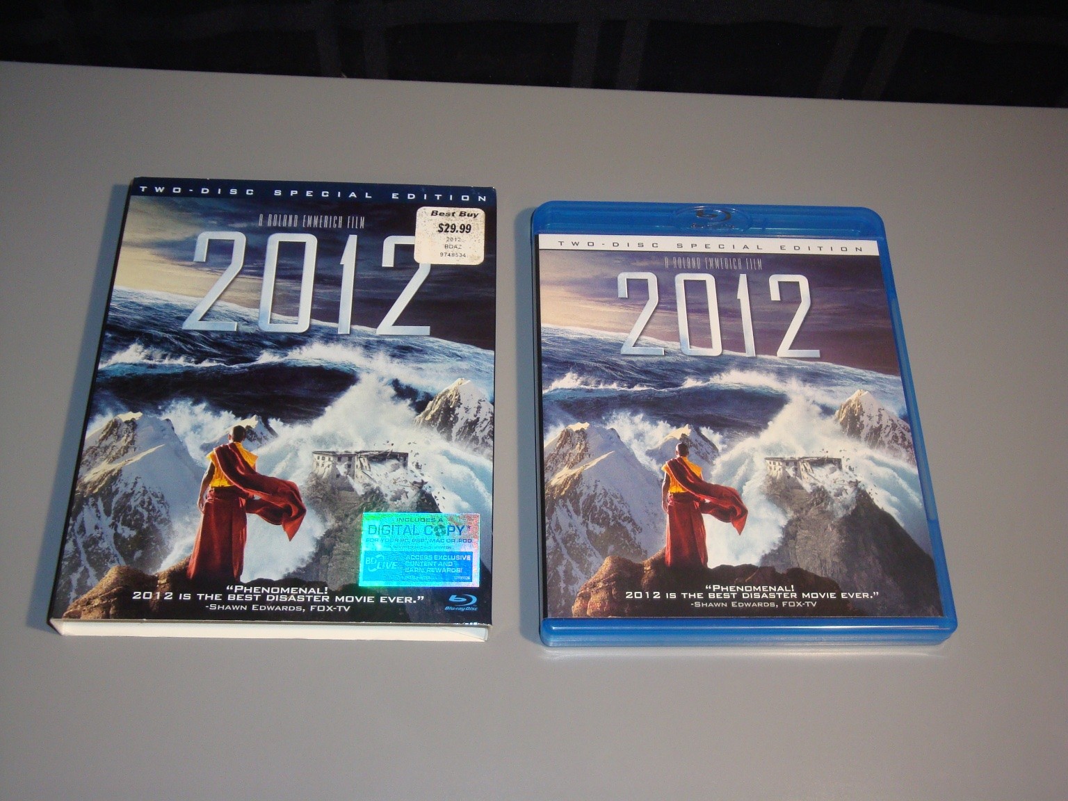 2012 Blu-ray Two-Disc Special Edition John Cusack Emmerich Slip No Digital Copy