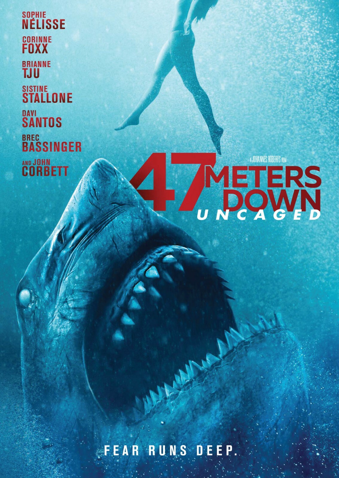 The Meg (DVD, 2018) Adrift(DVD,2018)47 Meters Down Uncaged(DVD,2019) LOT OF 3