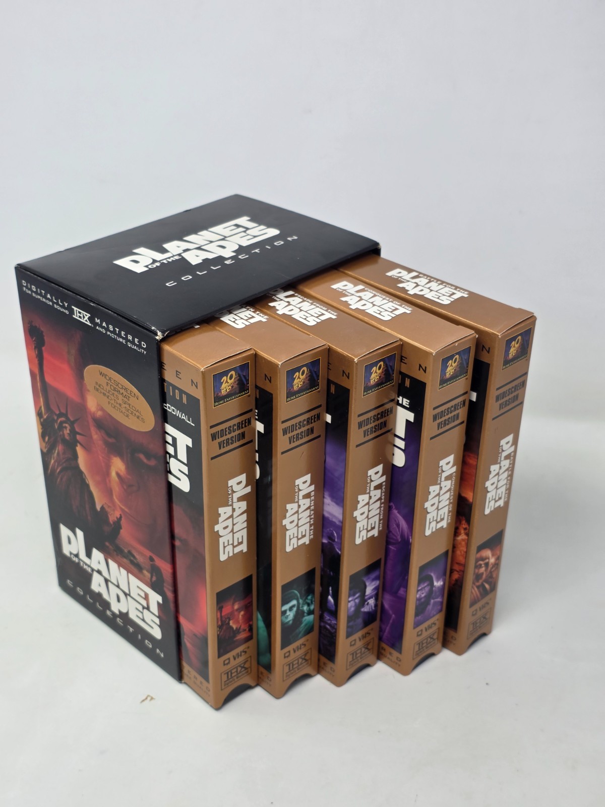 Planet of the Apes VHS Box Set 5 Tape Collection Widescreen 20th Century Fox NEW