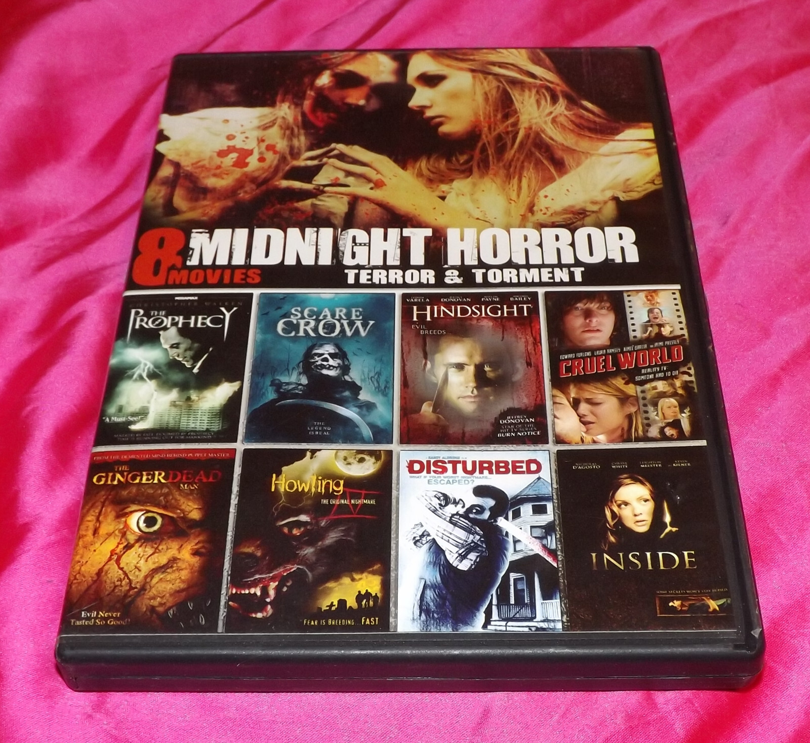 🌈 8-Film Midnight Horror Collection V.10 Terror & Torment DVD Set