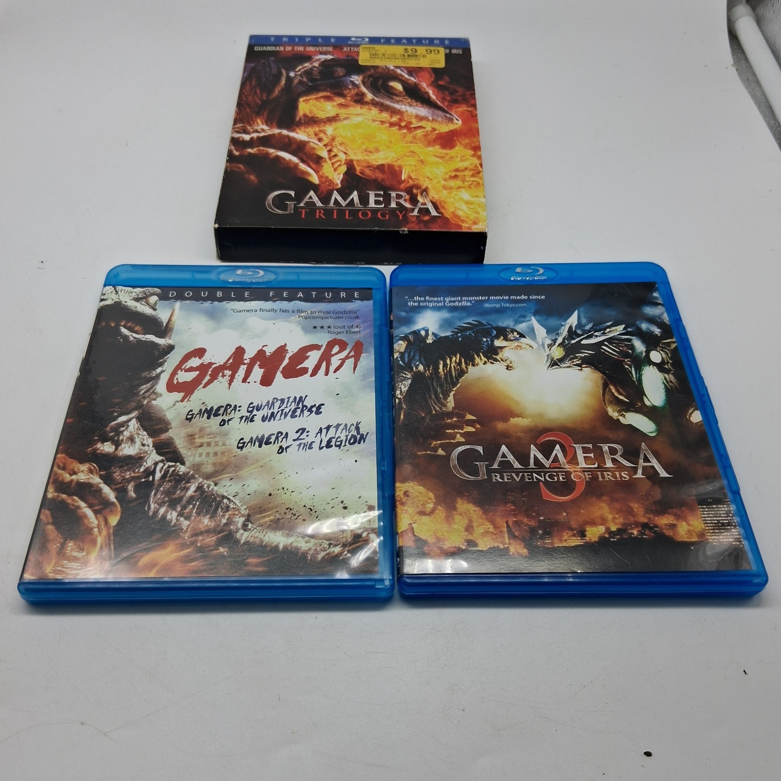 Gamera Trilogy Kaiju Blu-ray (2-Disc Set) w/ Slipcover Daiei Kadokawa Pictures