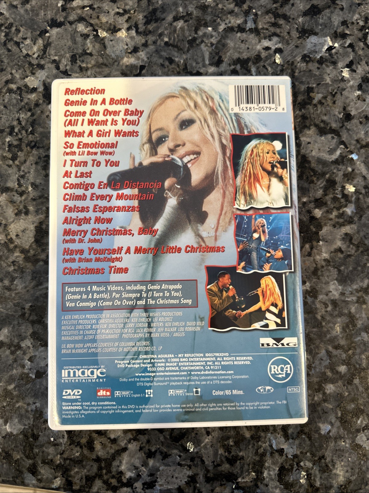 Christina Aguilera – My Reflection: Live (DVD, 2001)