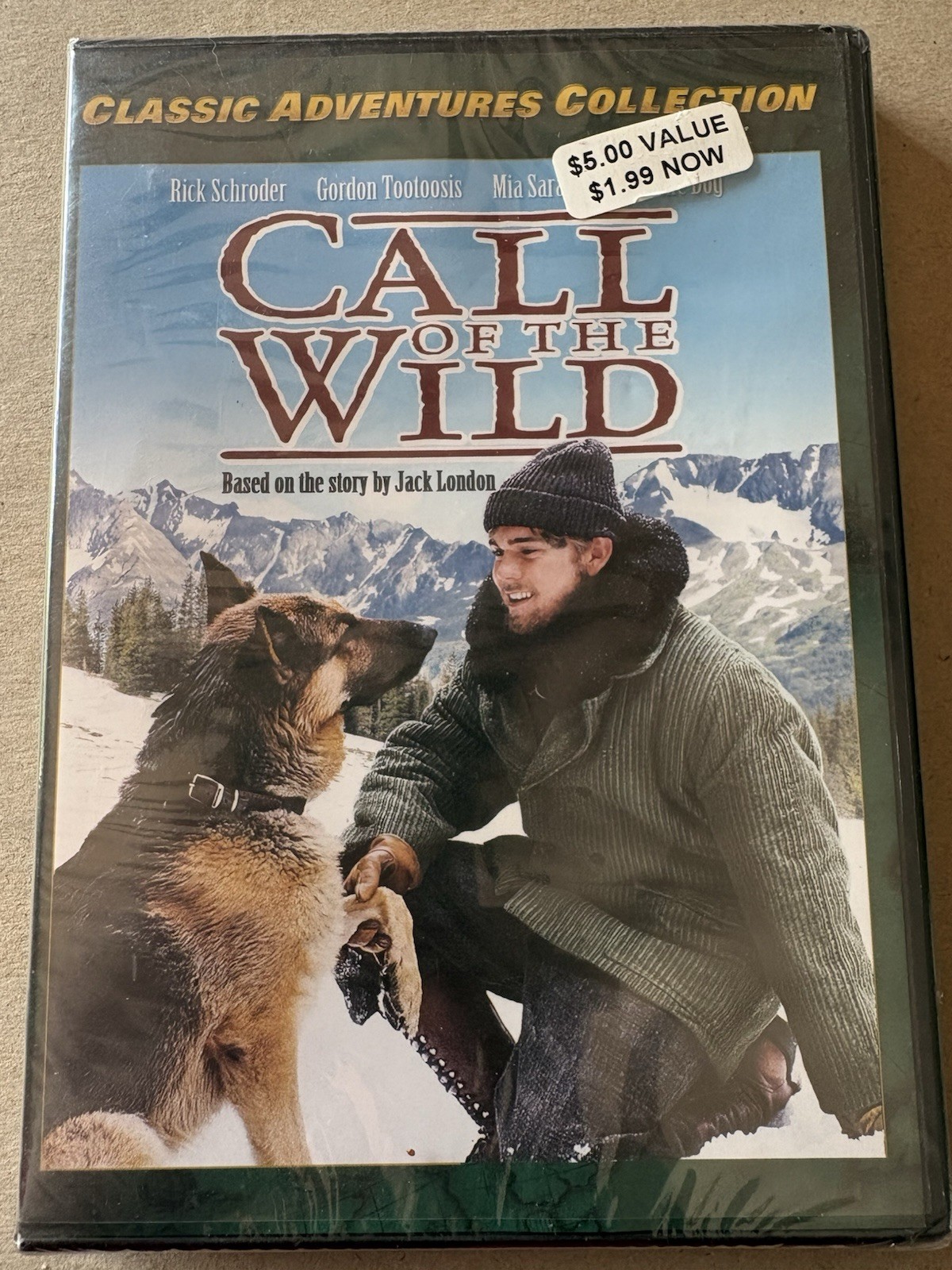 Call of the Wild DVD New Factory Sealed Rick Schroder Next Day Free Shipping