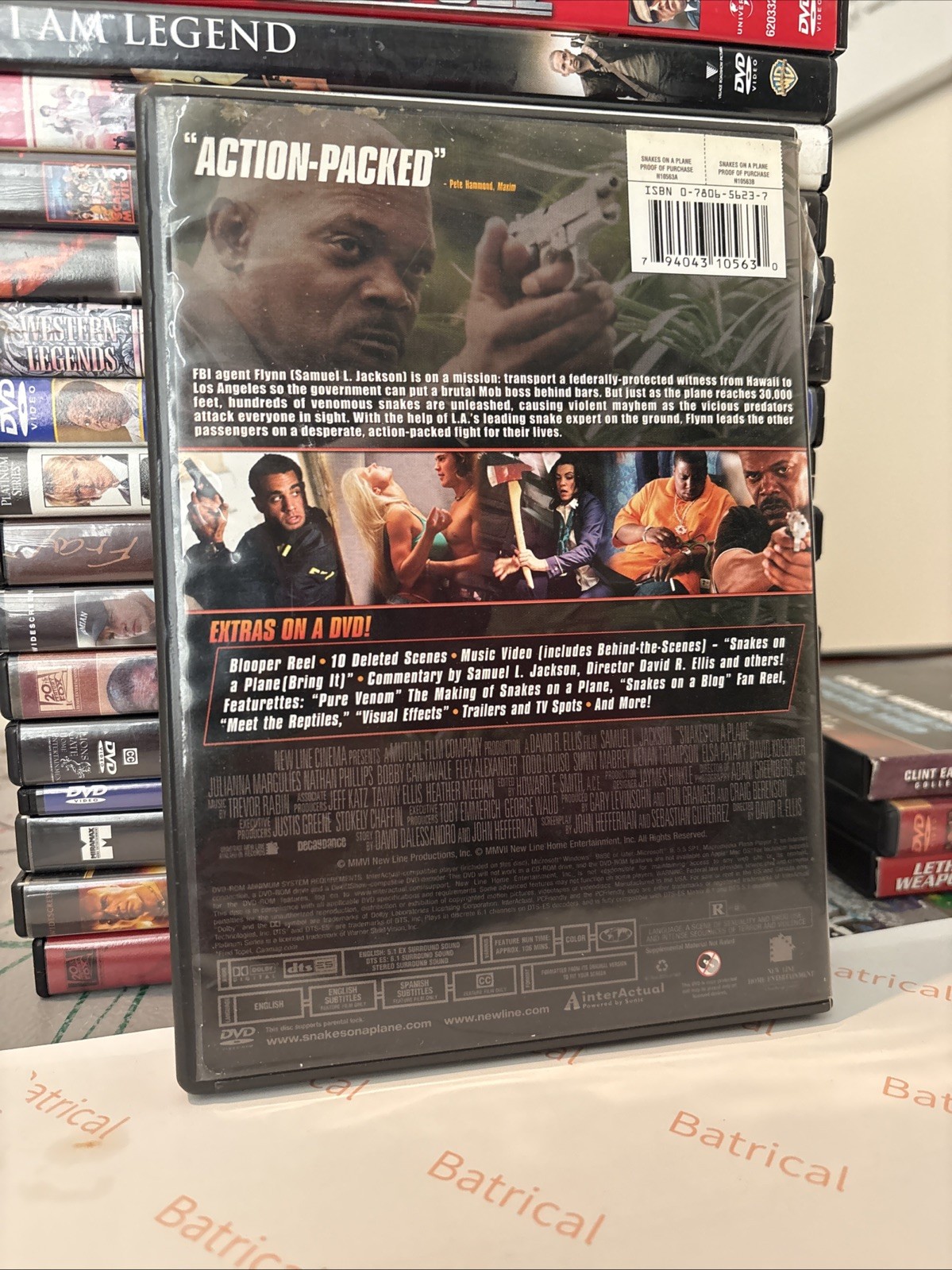 Snakes on a Plane (Full Screen Edition) – DVD – Preowned Good Samuel L Jackson D