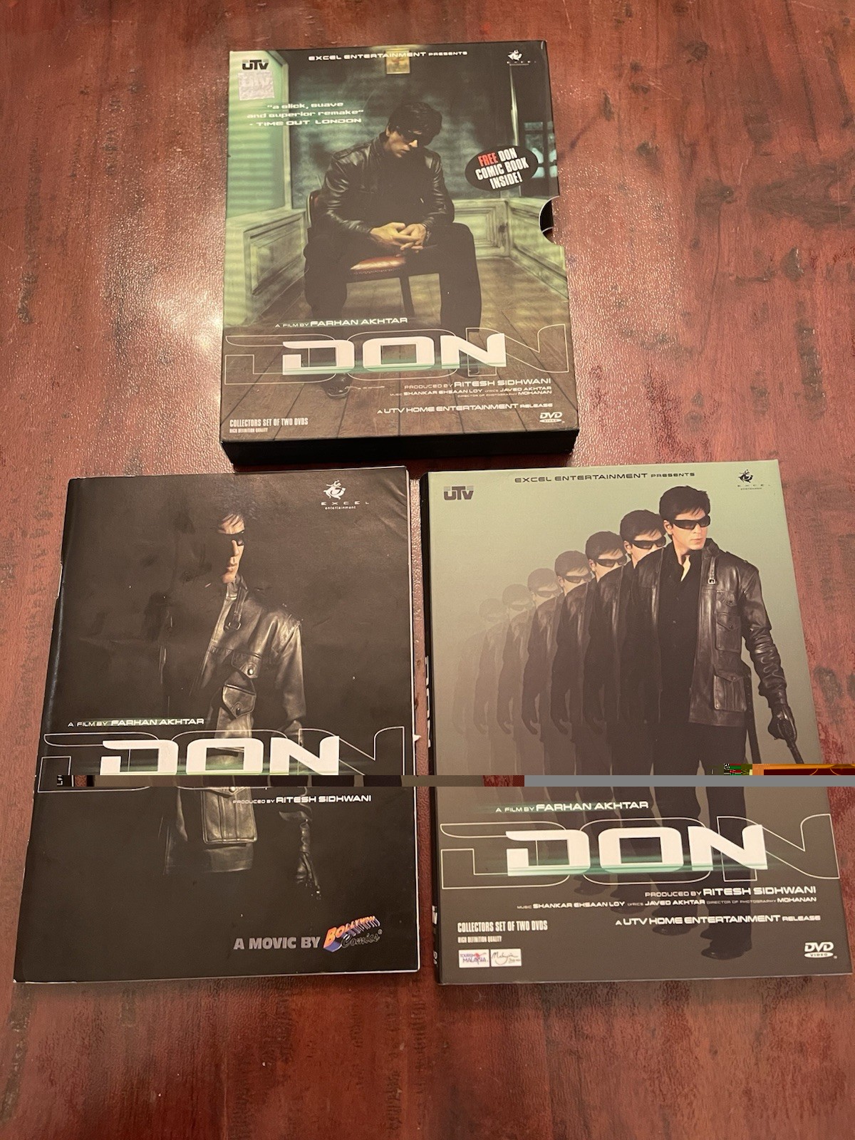 Don DVD With Comic Book Bollywood Complete Excel Entertainment 2 Disc Set