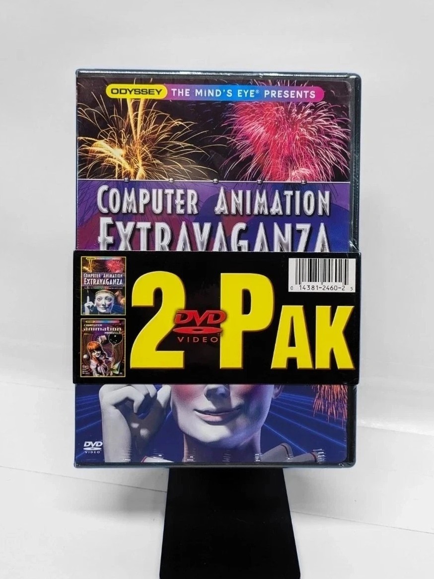 Computer Animation Extravaganza & Marvels (DVD, 2-DVD Set) RARE OOP NEW SEALED