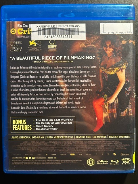 Lost Illusions [Blu-ray] – USED FORMER LIBRARY COPY