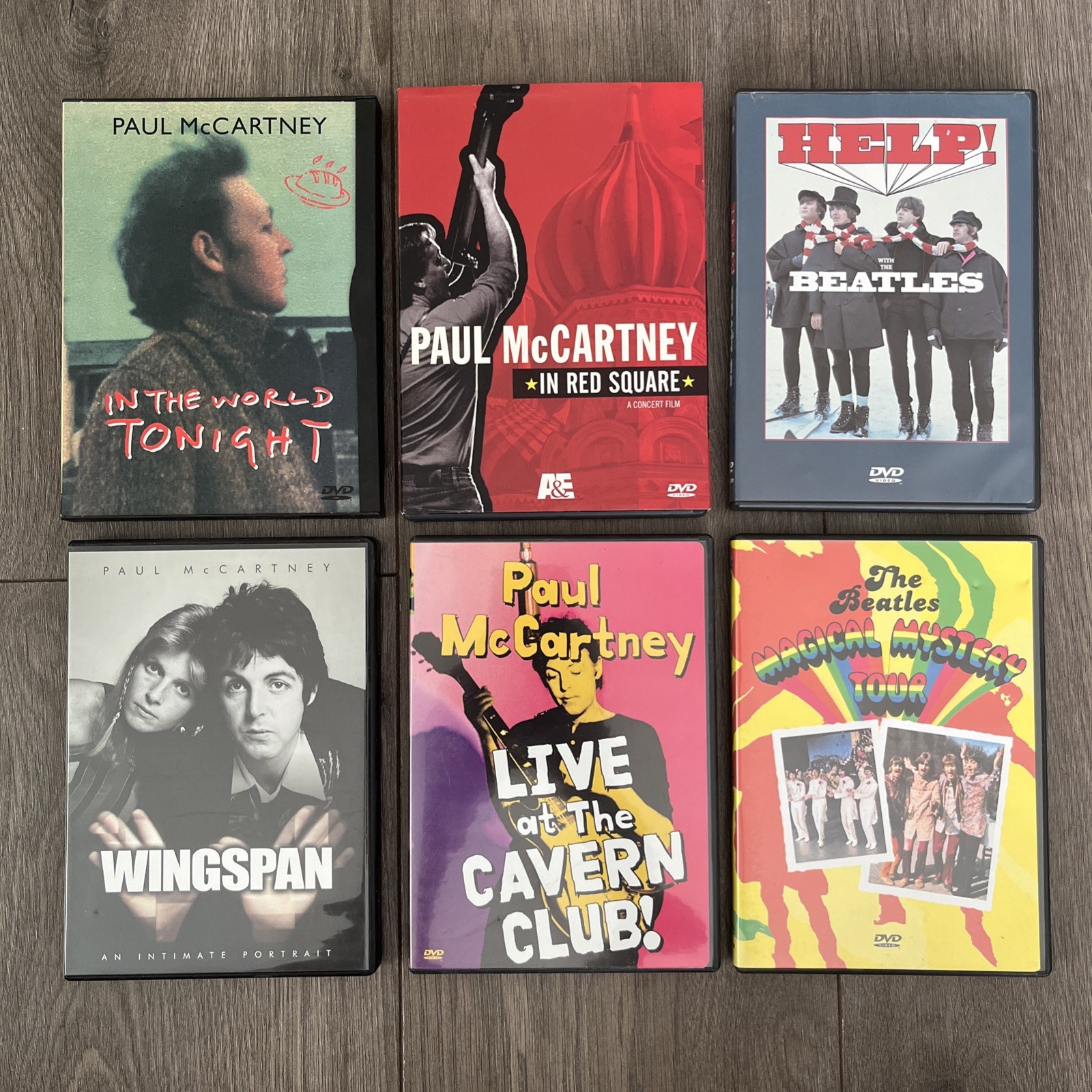 Paul McCartney The Beatles DVD Lot Of 6