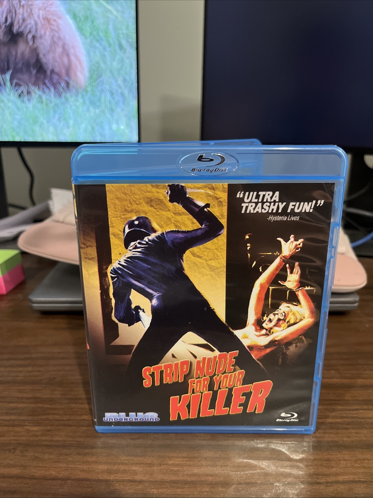 Strip Nude for Your Killer (Blu-ray, 1975) Blue Underground Burial Ground Horror