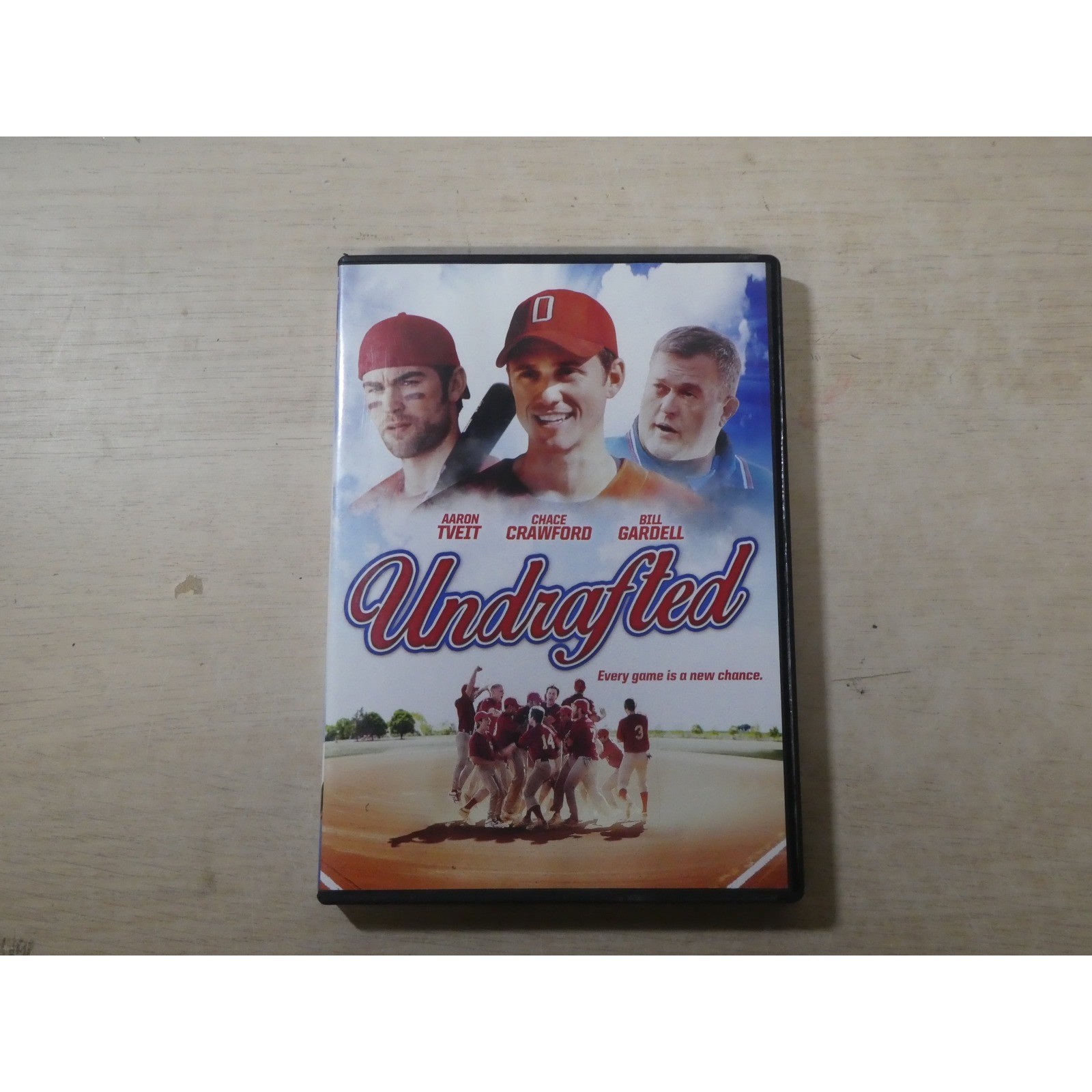 Undrafted DVD Aaron Tveit Chace Crawford Bill Gardell Baseball Comedy Movie