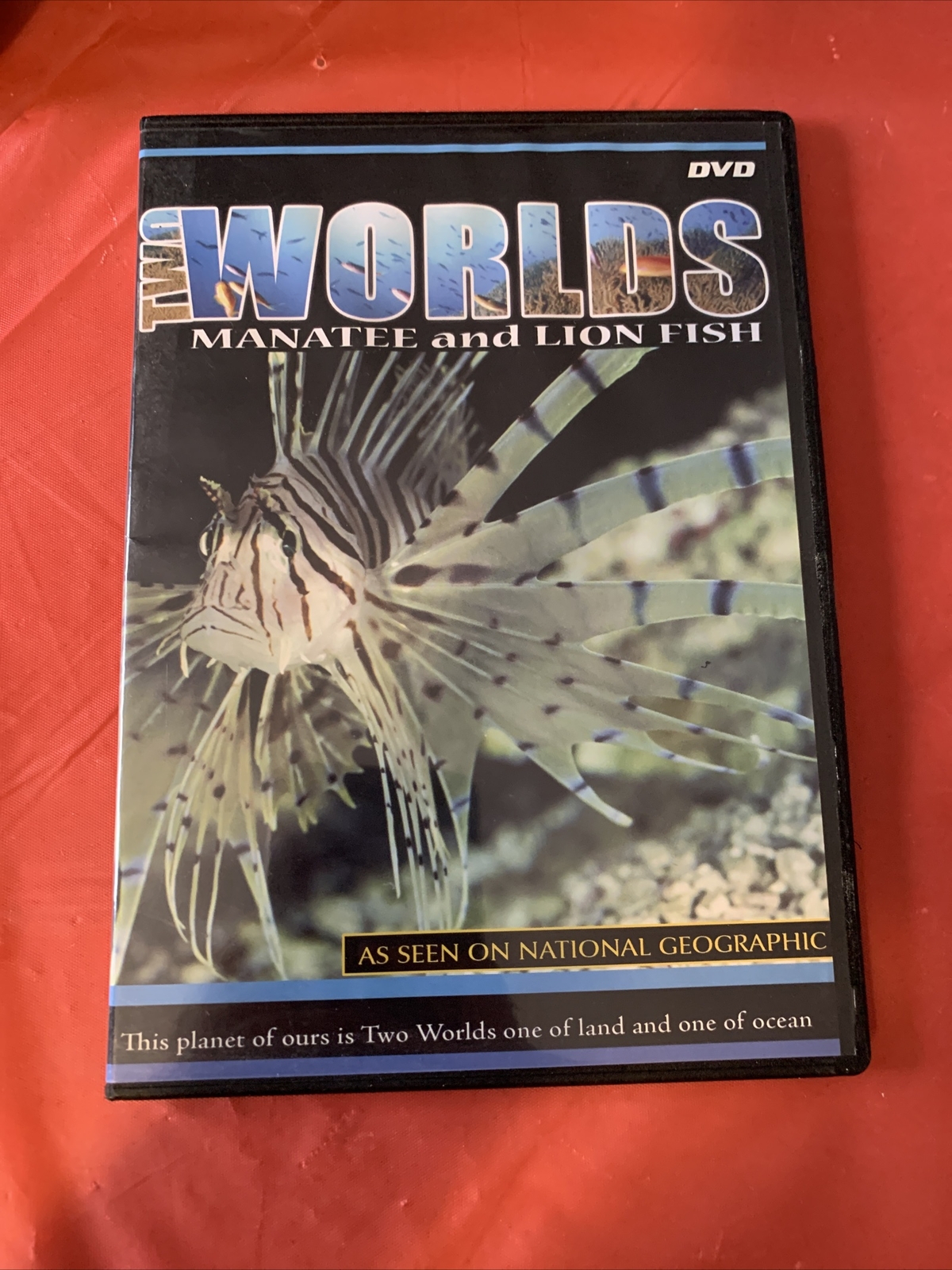 TWO WORLDS- MANATEE and LION FISH DVD – Slimline Case #138