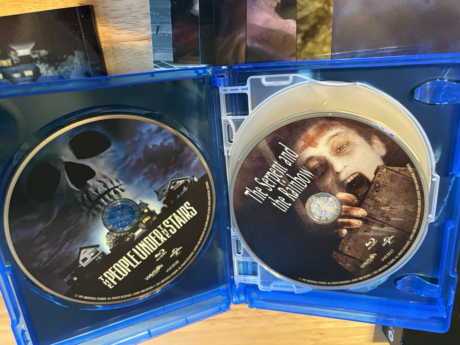 WES CRAVEN FILM COLLECTION (Blu-ray, 2024) ViaVision NM People Under The Stairs