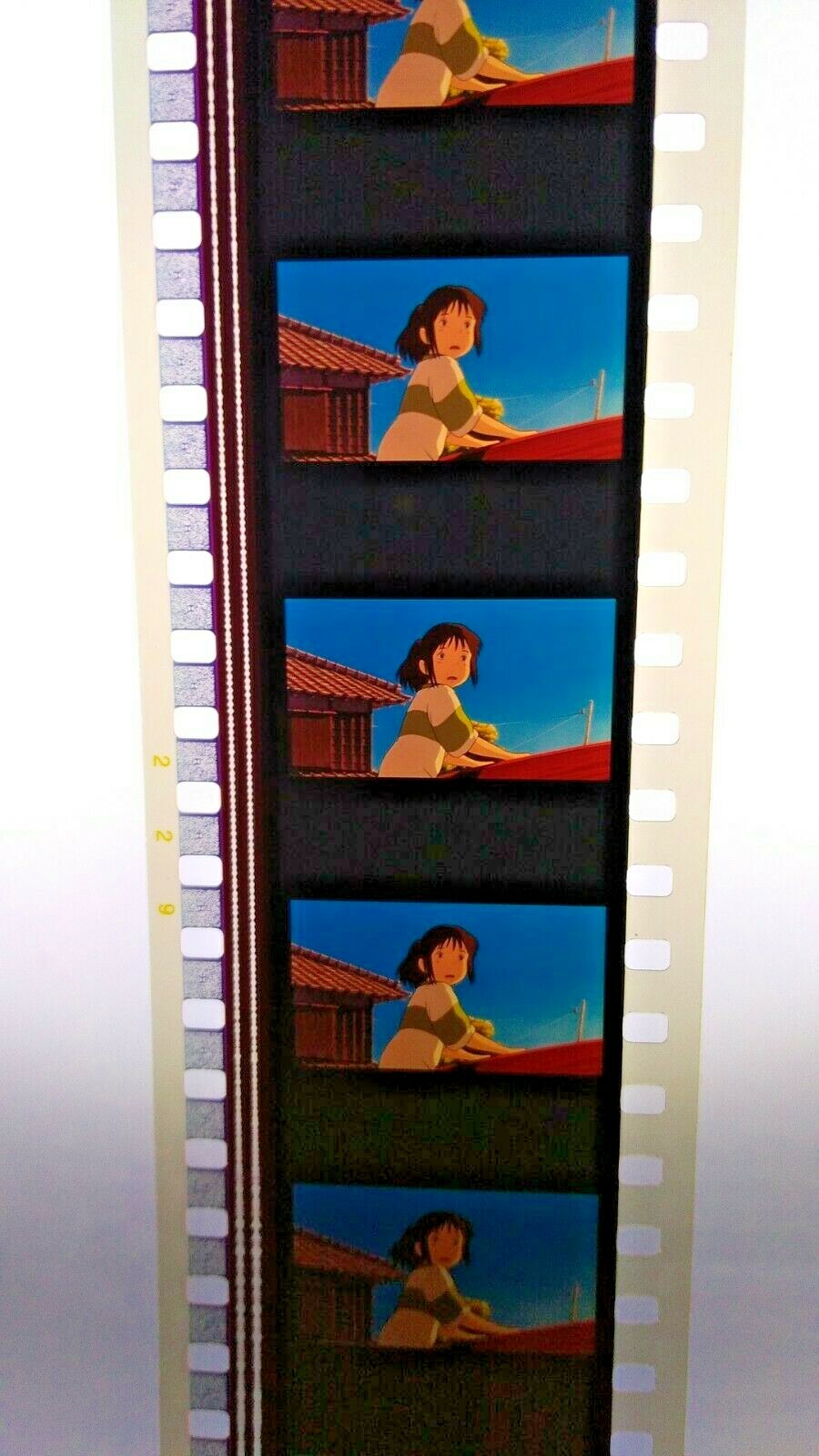 35mm SPIRITED AWAY (2001) FILM/MOVIE/FLAT/TRAILER STUDIO GHIBLI/MIYAZAKI ANIME