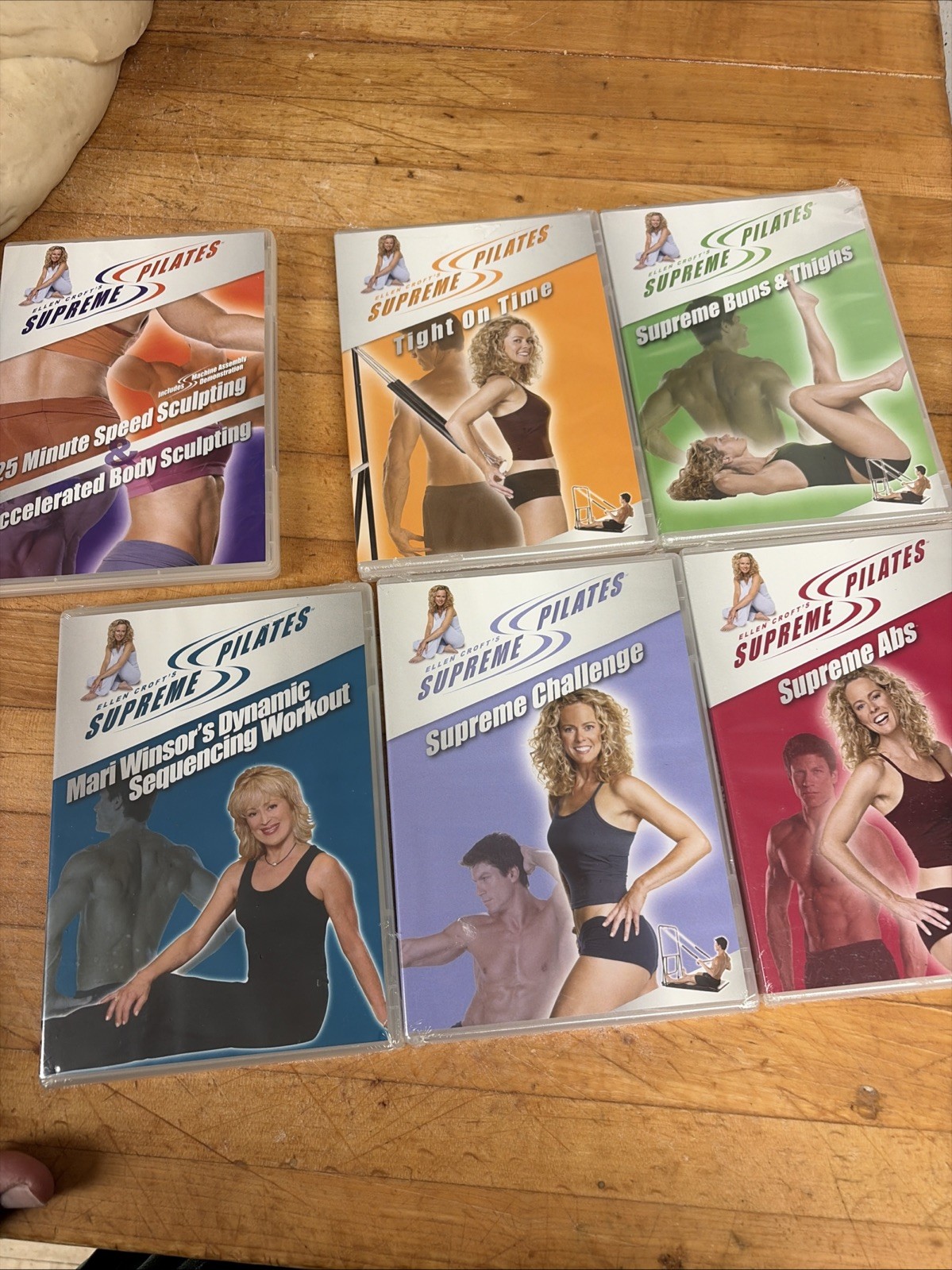 Ellen Croft’s Supreme Pilates 5 DVDs New Sealed +1 Xtra Open