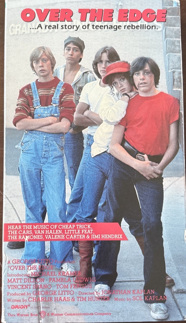 Over the Edge (1979) VHS • Matt Dillon Debut • AMAZING Condition