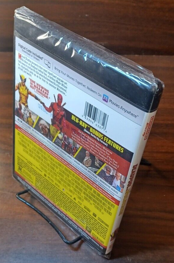 Deadpool and Wolverine (4K + Blu-ray)-NEW (Sealed)-Free Shipping w/Tracking