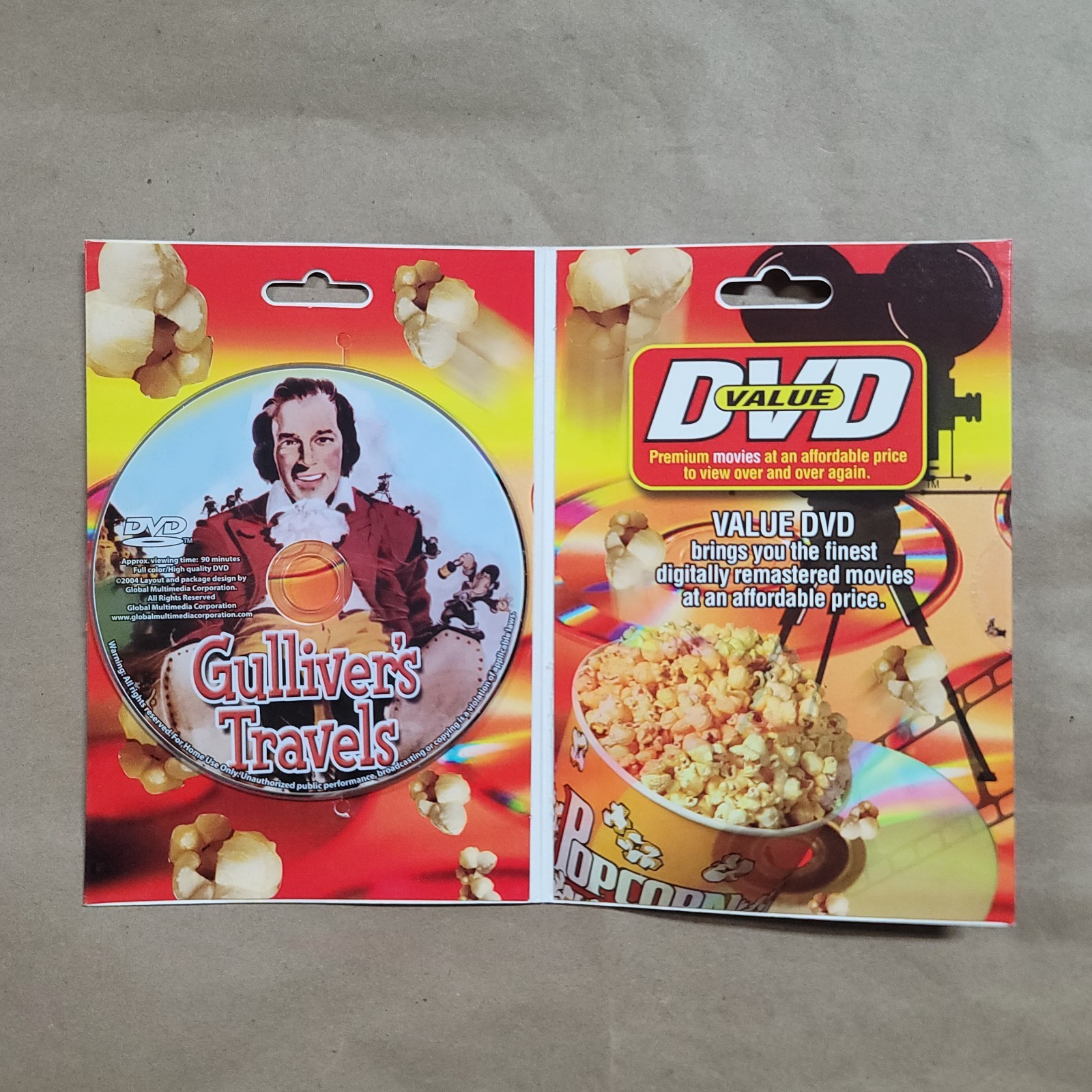 Gulliver’s Travels (DVD 2004) cardboard Case Series Slim