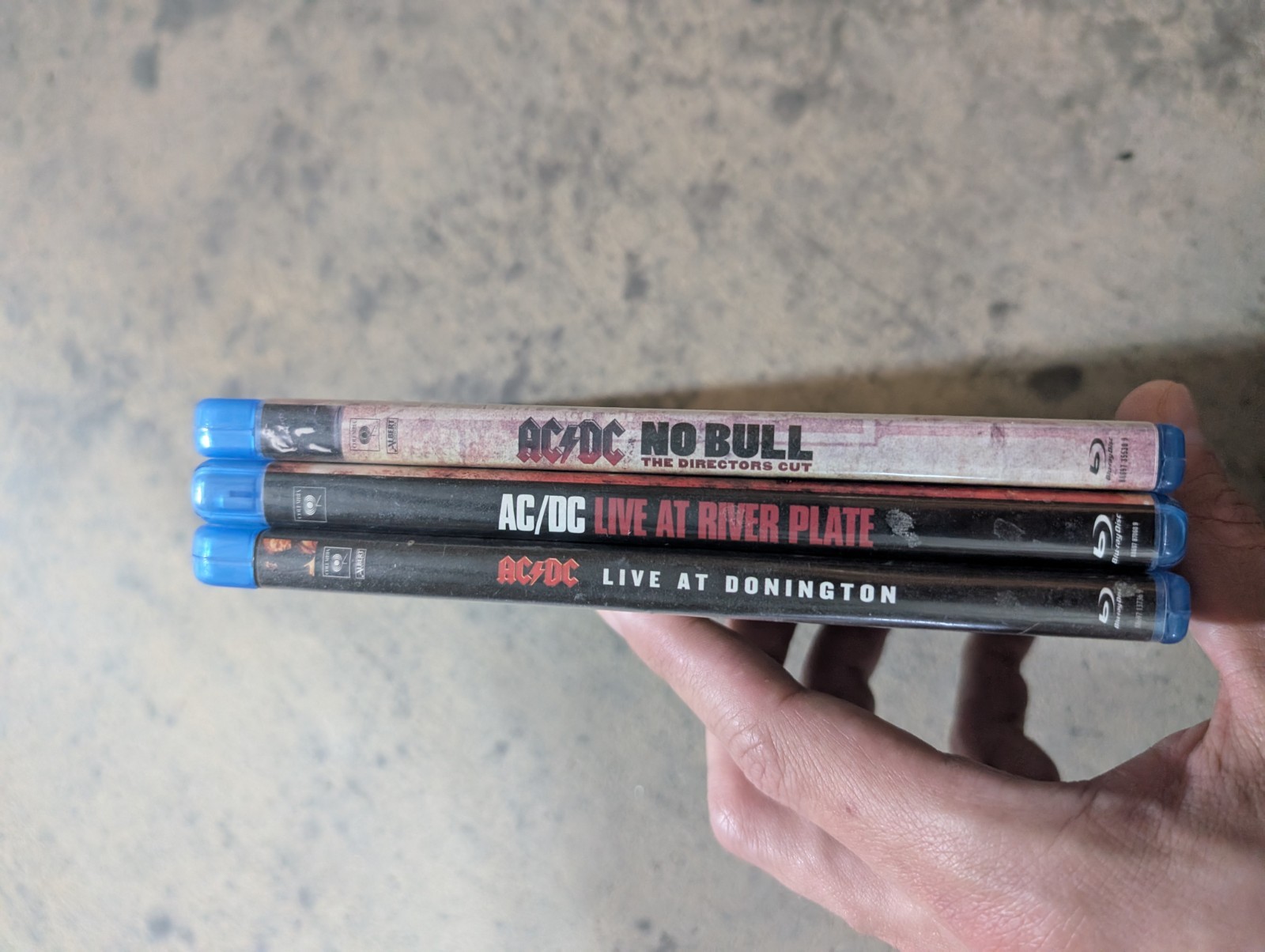 AC/DC AC DC Blu Ray Blu-ray No Bull Live Spain At River Plate Donnington Rock