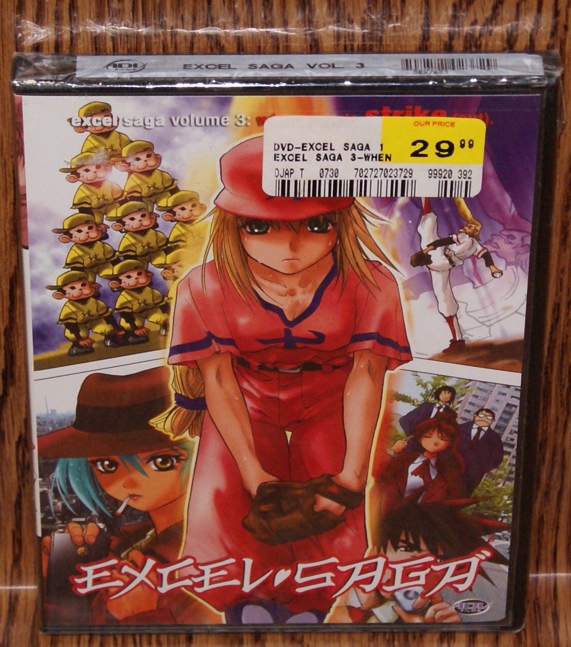Excel Saga – Vol. 3: When Excel Strikes Out (DVD, 2002) ADV Films BRAND NEW