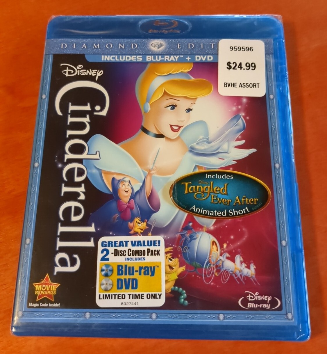 Cinderella Blu-ray Disney Diamond Edition Ilene Woods Clyde Geronimi