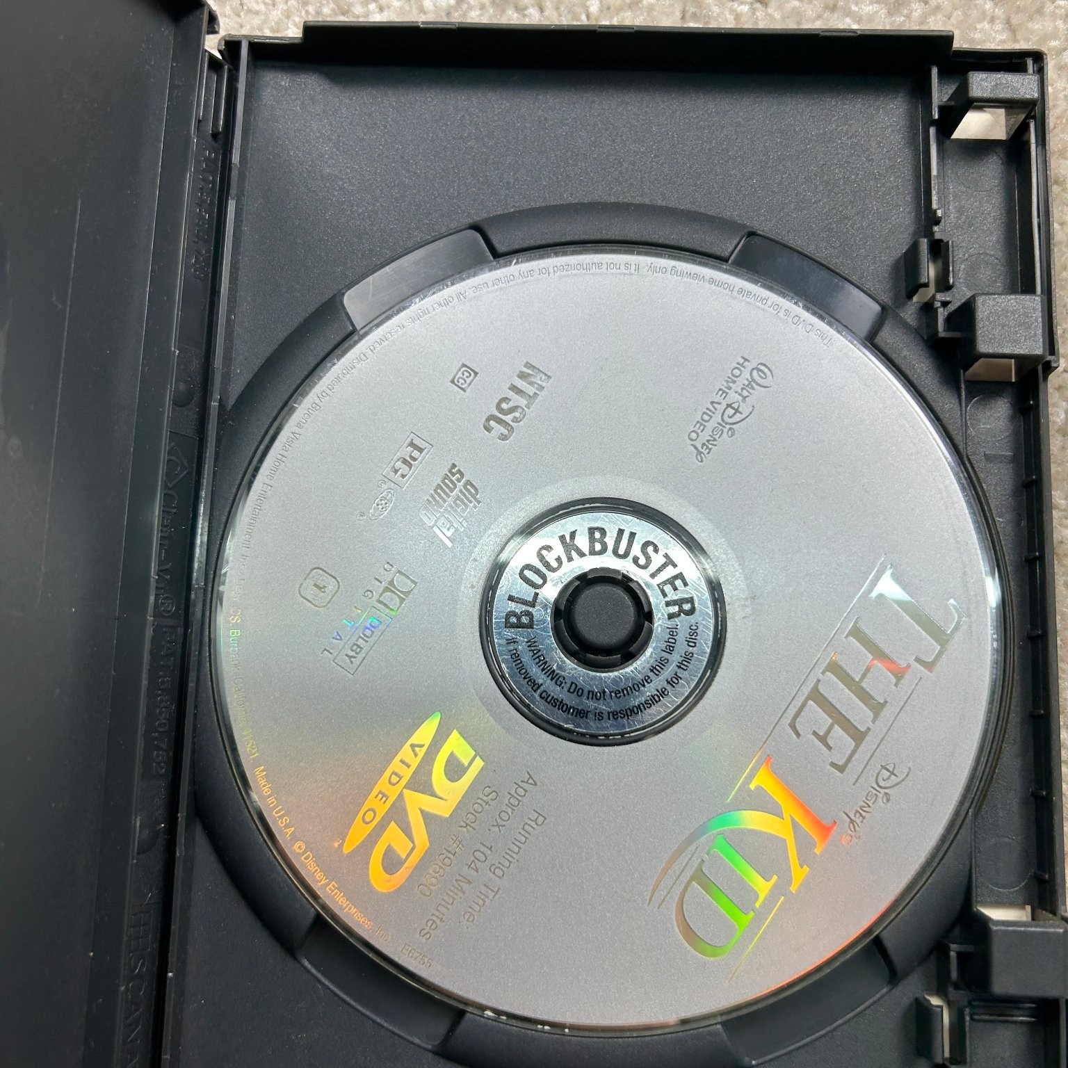 Disney’s The Kid DVD 2000 Bruce Willis Lily Tomlin Spencer Breslin Widescreen