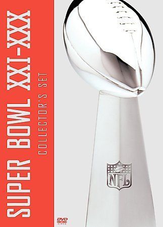 NFL Films Super Bowl Collection: Super Bowl XXI-XXX (DVD, 2004, 5-Disc Set)