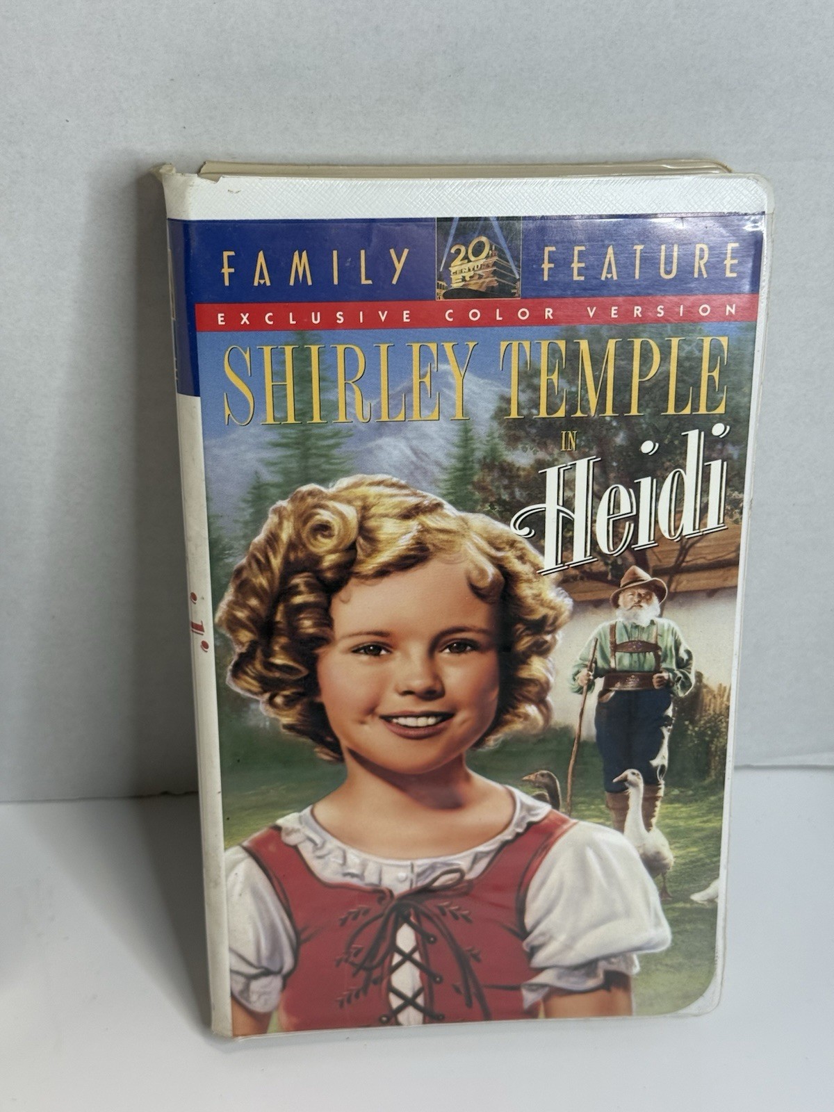 SHIRLEY TEMPLE in HEIDI by FOX first color version CLAMSHELL VHS 8571