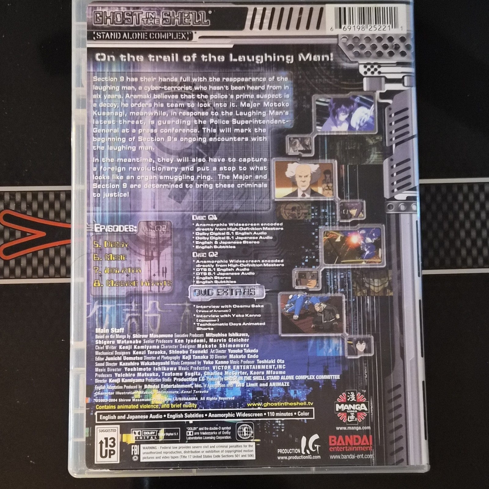 Bandai Entertainment Ghost in the Shell SAC Vol. 2 Special Edition DVD Anime