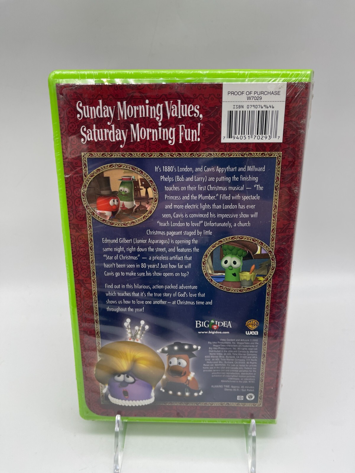 VeggieTales – The Star of Christmas VHS 2002 Clamshell 45 Minutes NEW SEALED