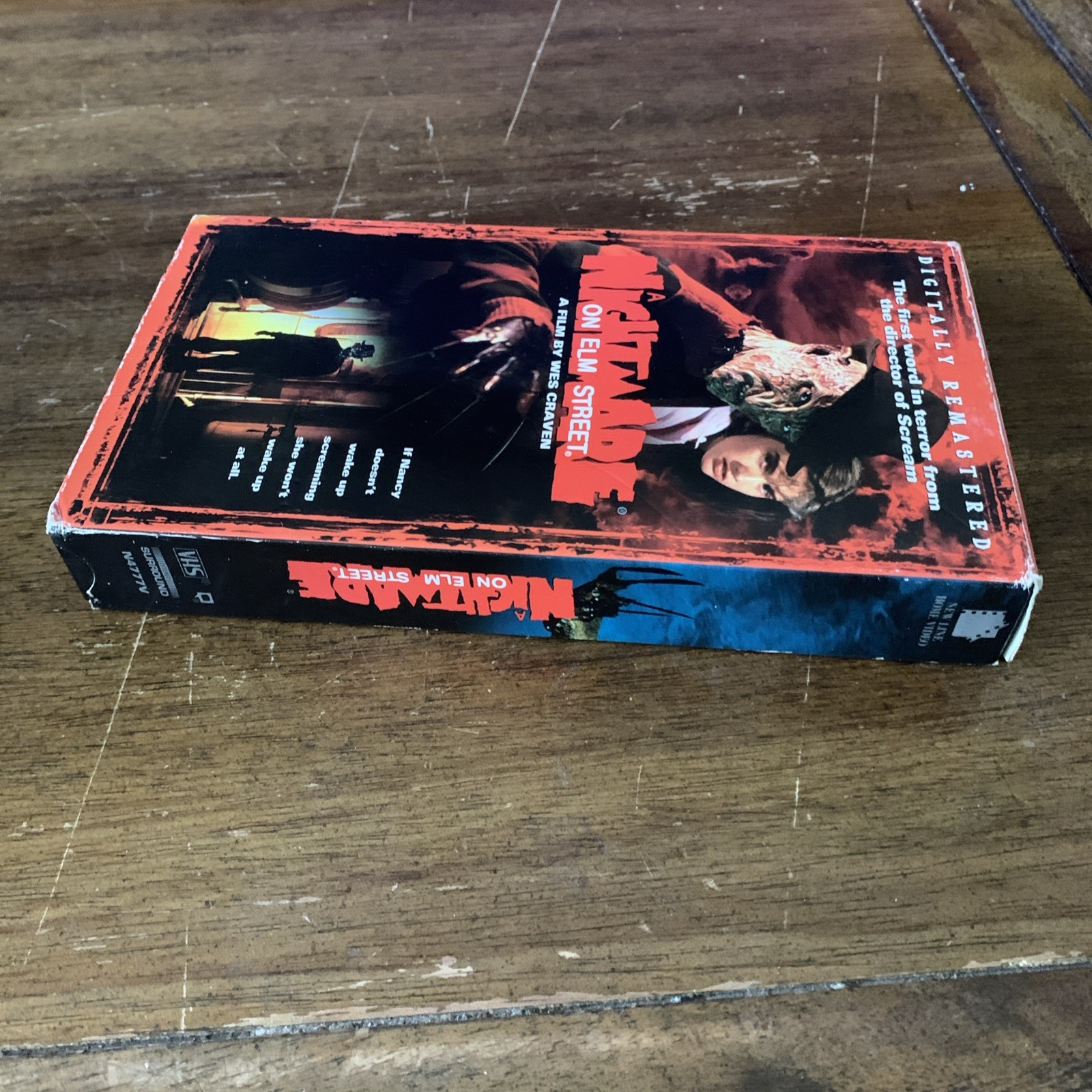 A Nightmare On Elm Street 1999 Digitally Remastered VHS Tape Wes Craven Horror