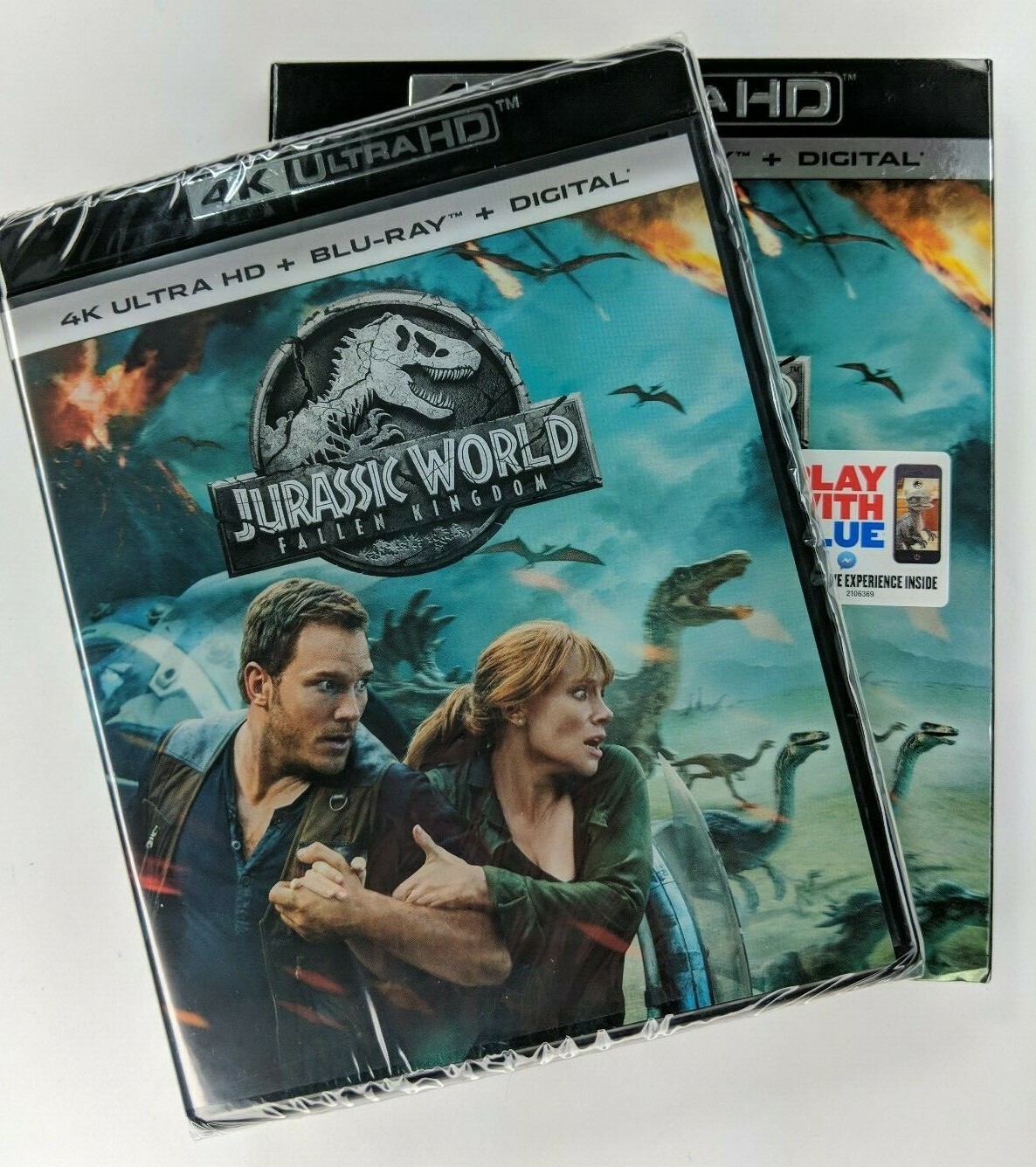 Jurassic World Fallen Kingdom Blu-Ray, 4k UHD
