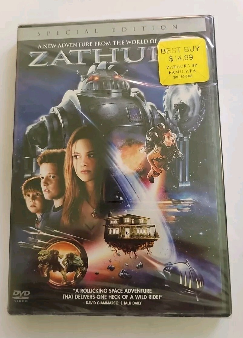 Zathura DVD SEALED Columbia Jumanji Jonah Bobo Kristen Stewart Tim Robbins