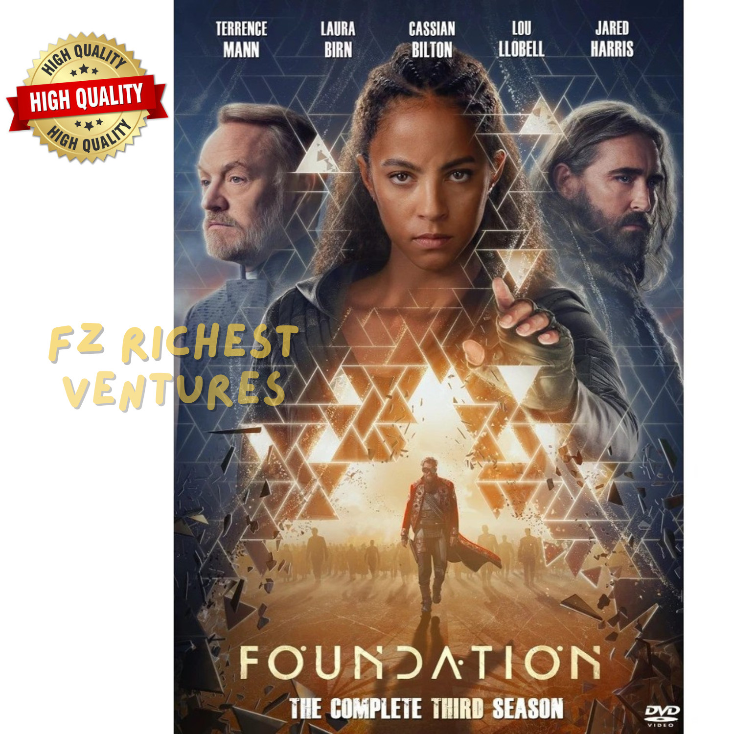 DVD Foundation TV Series Seasons 3 Space Sci-Fi Drama Full HD Region Free New