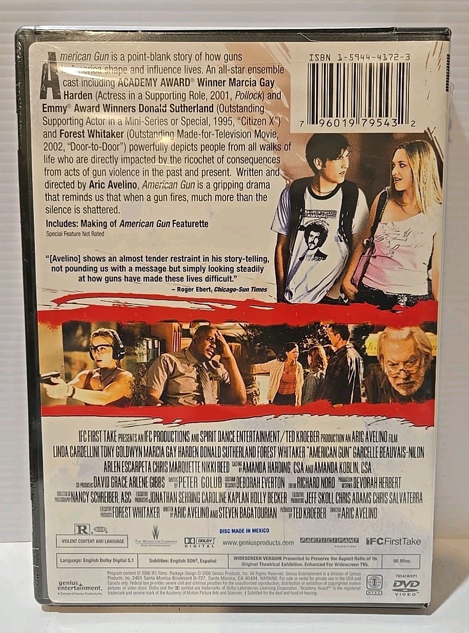 American Gun w/Linda Cardellini Donald sutherland – NEW & SEALED