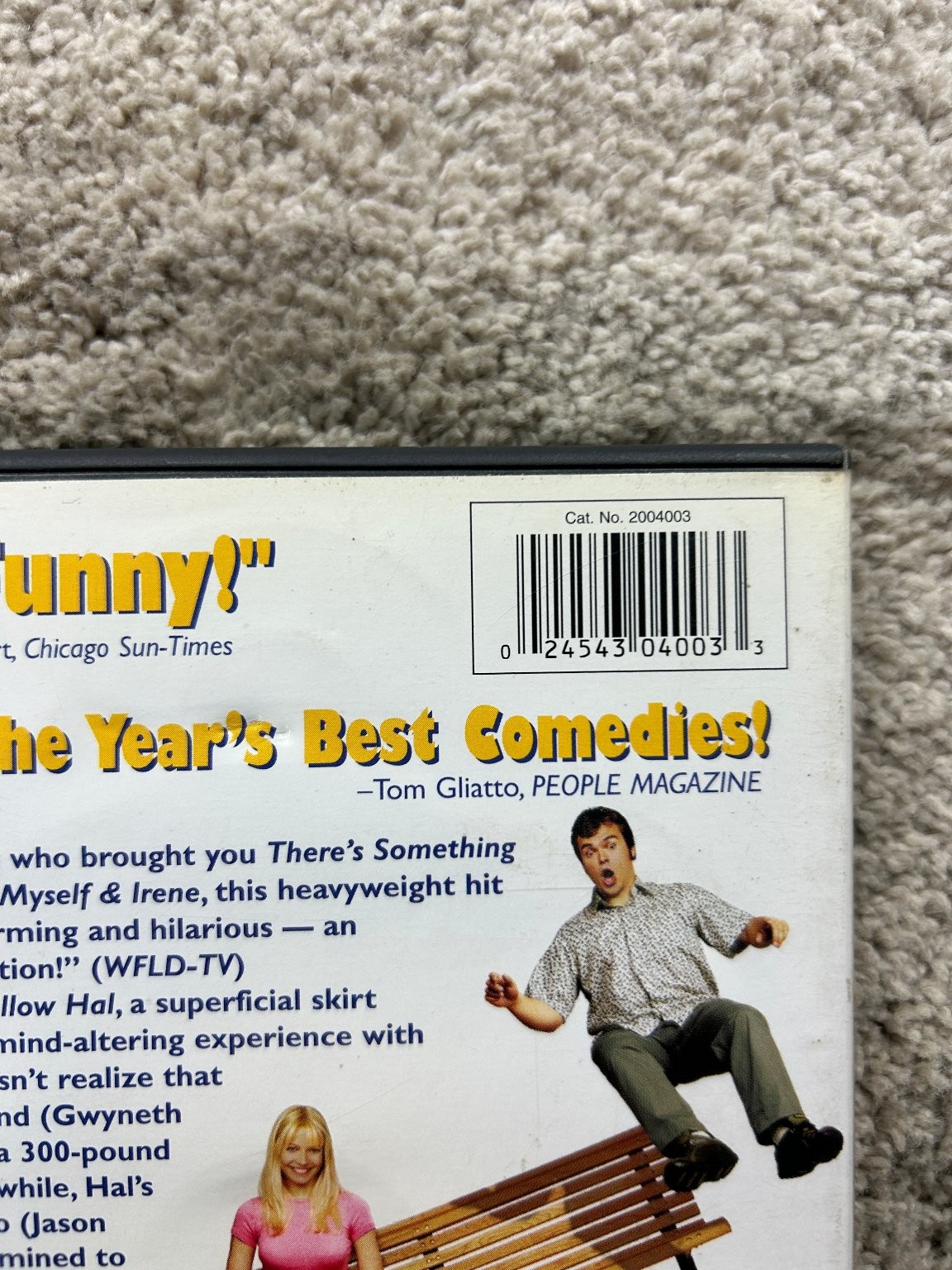 Shallow Hal DVD 2001 Gwyneth Paltrow Jack Black Farrelly Brothers Comedy